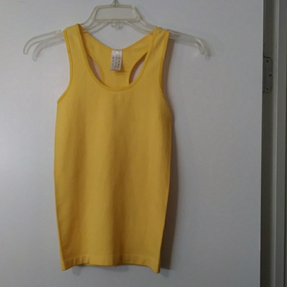 Bright Yellow Tank Top